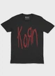 Чоловіча футболка MODNO з рок принтом "KORN" L Чорний (TS001-5-BL-004-2-392-M) - изображение 1