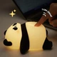 Світильник Акумуляторний Panda Lying Нічник Бездротовий Силіконовий Панда (01021) - зображення 5