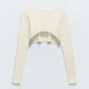 Свитер женский Zara 7901/898 L Белый (07901898712040) - изображение 7