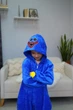 Пижама Детская Кигуруми Слип Для Мальчика Kigurumi Костюм Монстр Huggy Wuggy Хагги Вагги Синий 120 - 130 см. (2055/2) - изображение 5