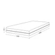 Ортопедический матрас Nowy Styl Discreto SN-24 120х190 см (4820040795386) - изображение 7