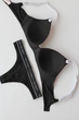 Комплект белья Victoria's Secret T-Shirt Cotton Lightly Lined Wireless Bra Black Set размер 34B+S - изображение 6