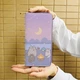 Гаманець клатч портмоне Pusheen cat 19х10см Вечір біля багаття Фіолетовий n-12266 - зображення 3