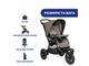 Универсальная коляска 2 в 1 Activ3, Chicco (темно-бежевая), 87087.34.01 - изображение 3