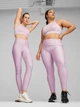 Спортивные леггинсы для бега высокие женские Puma Run Ultraform Aop Tight 52497060 XS Светло-розовые (4099685609871) - изображение 3
