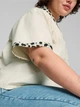 Рубашка хлопковая женская Puma DOWNTOWN Shirt 62437287 XS Светло-серая (4099685617098) - изображение 5