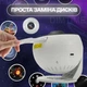 Проектор-нічник зоряного неба, розширена комплектація | Galaxy Projector 19 космічних слайдів | світильник планетарій з таймером сну (700034-19) - зображення 7