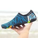 Обувь для пляжа и кораллов аквашузы Diving shoes синие полосы 39 ( 24,5см ) 106 - изображение 1