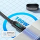 Кабель type c type c для швидкої зарядки 100 Watt 2 метра - зображення 2