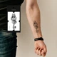 Временная тату TATTOOSHKA Змея с черепом" HC-151 - изображение 1