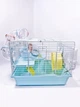 Клетка для хомяков 3501, голубой, 35х28х27см - изображение 2