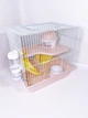 Клетка для хомяков 3002, розовый, 30х23х30см - изображение 2