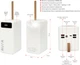УМБ повербанк AURA NRG-P100 100000 mAh 22.5W White (PBANRG-P100W) - изображение 2