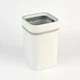 Ведро для мусора MBM HOME без крышки BIN-25 15L WHITE/GRAY бело-серое - изображение 1