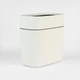 Відро для сміття MBM HOME без кришки BIN-24 10L WHITE/GRAY біло-сіре - зображення 2