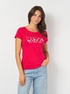 Футболка хлопковая женская U.S. Polo Assn 114251-1D00A S Фуксия (786660536478) - изображение 1