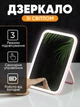 Дзеркало для макіяжу Smart Jordan Judy LED Makeup Mirror, косметичне, настільне, з LED підсвіткою, у ванну кімнату, Рожеве - зображення 1