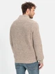 Свитер теплый зимний на молнии мужской Camel Active 409530-4K06-18 M Бежевый (4064478902453) - изображение 2