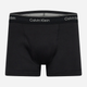 Zestaw majtek boxer męski Calvin Klein 000NB4002A S 3 szt Czarny/Biały/Szary (8720639849185) - obraz 3