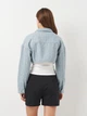 Джинсовая куртка женская H&M 1207363_син M Синяя (KZ2000001530085_KAY2000001530085) - изображение 2