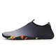 Обувь для пляжа и кораллов аквашузы Diving shoes черные с белым 37 ( 23,3 см ) 998 130 - изображение 2