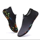 Обувь для пляжа и кораллов аквашузы Diving shoes черные с белым 37 ( 23,3 см ) 998 130 - изображение 3