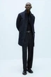 Пальто з високим коміром ZARA Синій XXL 0706/435 - изображение 6