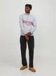Світшот Jack&Jones Bradley Cedric Half Zip Сірий 2XL 12257392 - зображення 6