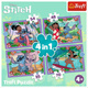 Puzzle Trefl Disney Lilo & Stitch Szalony dzień 4 w 1 207 elementów (5900511346336) - obraz 6