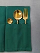 Куверт (чохол) для столових приборів Vsetex К1 Саржа Зелений - зображення 3