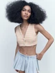 Куртка женская Zara 2010/783 L Розовая (02010783620041) - изображение 5