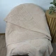 Простынь-покрывало жаккардовое махровое 100% Хлопок GM TEXTILE 150x200см 400г/м2 (Бежевый) - изображение 3