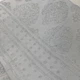 Простынь-покрывало жаккардовое махровое 100% Хлопок GM TEXTILE 150x200см 400г/м2 (Светло-серый с бирюзовым) - изображение 4