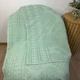 Простынь-покрывало жаккардовое махровое 100% Хлопок GM TEXTILE 150x200см 400г/м2 (Мятный) - изображение 2