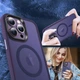 Чохол Vanfone AirShield MagSafe для iPhone 14, темно-фіолетовй (VANAX10703) - зображення 6