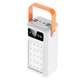 Корпус Multi-Повербанк S21, под элементы 18650 до 21 шт, 22.5W, с фонарём, белый - изображение 1