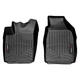 Килимки в салон WeatherTech Fiat 500 2007- Electro/Coupe з бортиком, чорні, передні 443691 - зображення 1