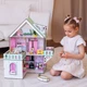 Кукольный домик NestWood Мини коттедж для Лол с мебелью Гостинная мятный (kdl001m) - изображение 1