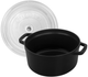 Каструля Staub La Cocotte зі скляною кришкою Чорна 3.8 л (3272340053900) - зображення 2