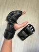 Рукавиці MMA 4oz для занять змішаними єдиноборствами ММА, Black - изображение 3