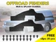 Комплект увеличенных пыльников XRoad брызговиков двигателя Mitsubishi Pajero G2 (1997-2003) MR120014, MB675681 - изображение 2