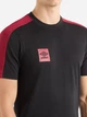 Футболка хлопковая длинная мужская Umbro Terrace Tee 66543U-MLB S Черная (5063178233224) - изображение 4