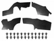 Комплект увеличенных пыльников XRoad брызговиков двигателя Toyota Land Cruiser 105 1997-2008 53739-60030 53738-60040 - изображение 1
