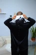 Піжама Кігурумі Чоловіча Kigurumi Хаскі Чорний S 144-155 см (1078/2) - зображення 8
