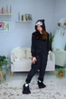 Женская кигуруми взрослая и подростковая Kigurumi Kuromi Куроми Черный XL 175-185 см (1112) - изображение 3