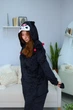 Женская кигуруми взрослая и подростковая Kigurumi Kuromi Куроми Черный XL 175-185 см (1112) - изображение 6
