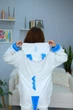Женская кигуруми взрослая и подростковая Kigurumi Аниме Ао Бинг Чжуань Манга Ао Бин Маньхуа The Legend of Aobing Белый L 165-175 см (1116) - изображение 5