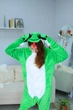 Женская кигуруми пижама взрослая и подростковая Kigurumi Змея Зеленая L 165-175 см (1111) - изображение 5