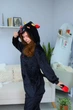 Женская кигуруми взрослая и подростковая Kigurumi Дьявол Чертенок Демон Черный L 165-175 см (1125) - изображение 5