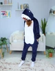 Женская кигуруми взрослая и подростковая Kigurumi Акула Мегалодон Темно-синий M 155-165 см (1124) - изображение 1